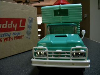 60 ' s No.  5433 Buddy l Camper Truck with Boat BOXED 8