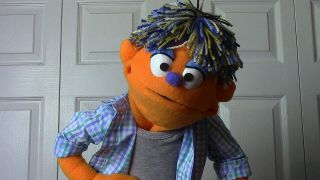 Professional " Orange Kid " Muppet - Style Ventriloquist Puppet