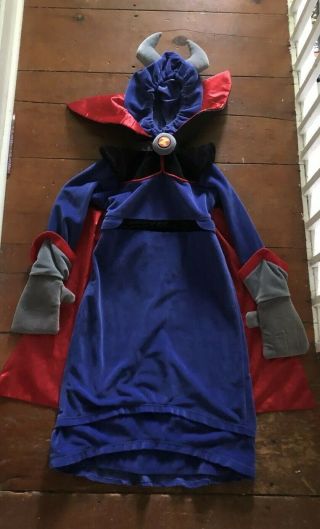 Disney Store Evil Emperor Zurg Costume M 7 - 8 Toy Story Halloween Dress - Up