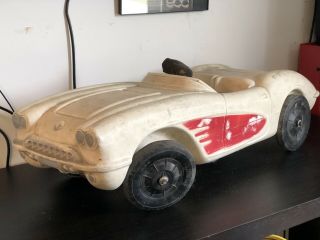 Irwin Toys Ride On Chevy Corvette Convertible Antique Vintage Rare Vette 1960