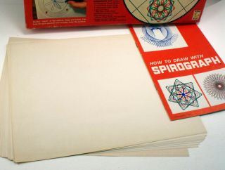 Vintage 1967 Kenner ' s SPIROGRAPH No.  401 Red Set Complete 5