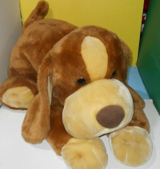 44 " Animal Alley Large Darby Dog Brown Golden Tan Floppy Toys R Us Plush Puppy