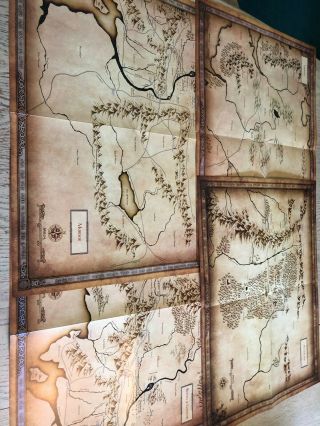 The One Ring RPG - 11 hardcover books,  Loremaster ' s Screen,  4 Maps and dice 2