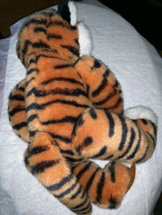 Tickles the Bengal Tiger Cat Russ Berrie Weighted Bean Stuffed Plush 16” 1265 4