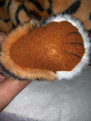 Tickles the Bengal Tiger Cat Russ Berrie Weighted Bean Stuffed Plush 16” 1265 6