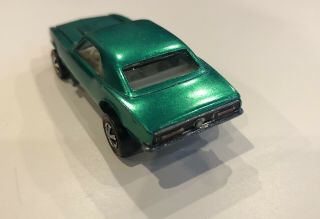 Green USA Custom Camaro Redline Hot Wheels Mattel 4