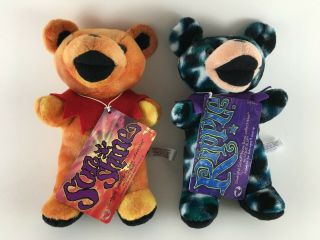 10 Grateful Dead Bean Bears Complete 2nd edition 1998 Liquid Blue hang tags 4
