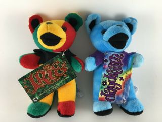 10 Grateful Dead Bean Bears Complete 2nd edition 1998 Liquid Blue hang tags 5