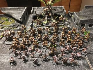 Painted Death Guard Army Warhammer 40k,  2000 Pts Battalion Pro Painted