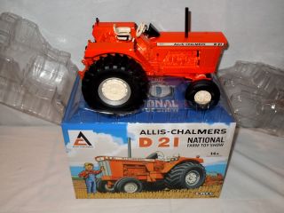 Allis Chalmers D - 21 Orange Chrome 2017 National Farm Toy Show Edition 1 Of 40