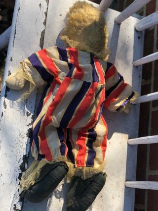Vintage Rushton Rubber Face Clown Doll Stuffed HARD TO FIND VINTAGE CIRCUS 5