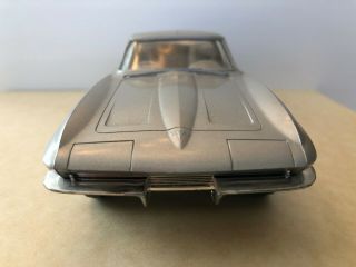 1964 Corvette Coupe silver/gray.  1/25 scale Dealer Promo 3