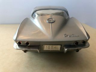 1964 Corvette Coupe silver/gray.  1/25 scale Dealer Promo 4