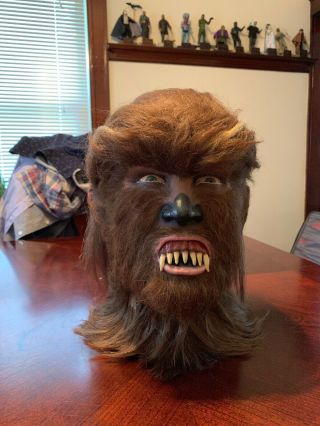 I Was A Teenage Werewolf - Rare Latex Monster Display Mask W/ Hair - Laura Lady