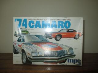 1974 Chevy Camaro Mpc Model Kit Factory