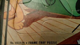 2 Whitman 1956 DISNEYLAND Mickey Mouse Christmas & Adventureland Tray Puzzles 7
