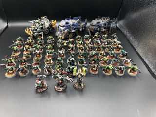 Warhammer 40k Ork Army Pro Painted