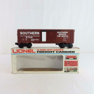 Lionel 6 - 9700 Southern Boxcar Brown With White Lettering