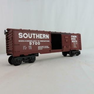 Lionel 6 - 9700 Southern Boxcar Brown with White Lettering 3