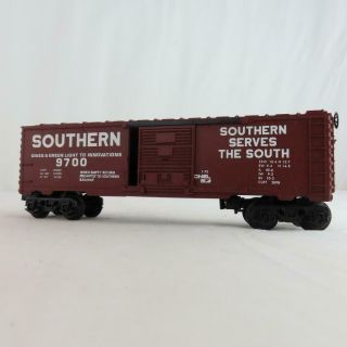 Lionel 6 - 9700 Southern Boxcar Brown with White Lettering 4