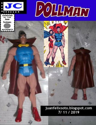 Doll Man,  Dc Universe/ Marvel Custom Figure All Star Squadron