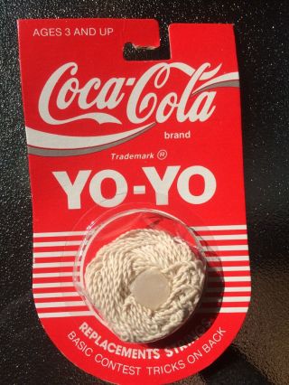Coca Cola Russell Yoyo Carded Strings