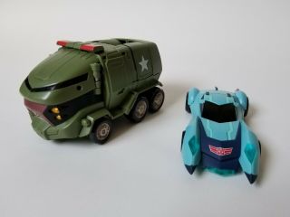 Transformers: Animated Hasbro Action Figures Toys Bulkhead & Blurr