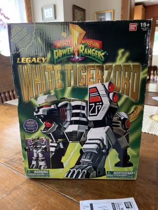 Bandai Mighty Morphin Power Rangers Legacy White Tigerzord - Complete 2