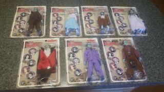The Munsters 2004 The Figure Toy Co.  Set Of 5 Plus 2 Extra Herman Variants