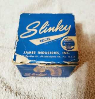 Vintage - Famous Walking Spring Toy Slinky James Industries