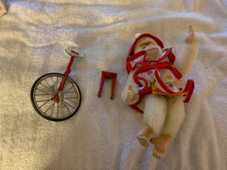 Steiff; Golden Age Of The Circus.  Monkey On Unicycle