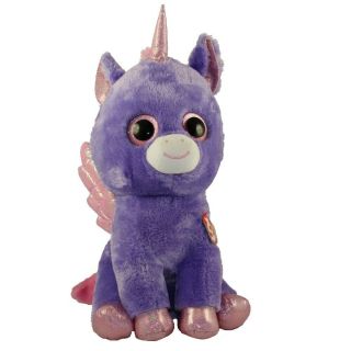 Ty Beanie Boos - Athena The Pegasus (glitter Eyes) (large 17 Inch) Exclusive