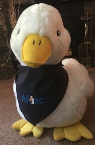 Aflac Duck Talking Promotional Mascot 26 " Extra Large Plush Stuffed Animal
