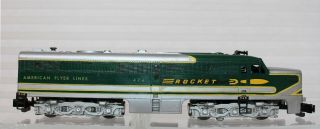 American Flyer Rocket Diesel 474/475,  5 Passenger Cars Power Unit Works/sound