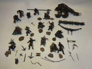 Vintage 2003 Lord Of The Rings Catapult Action Figures Accessories Etc Loose