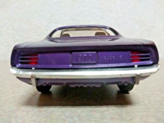 1970 Plymouth Hemi Barracuda In Violet Dealer Promo Car No Box Hard To Find. 4