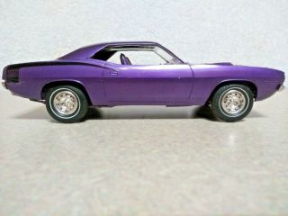 1970 Plymouth Hemi Barracuda In Violet Dealer Promo Car No Box Hard To Find. 6