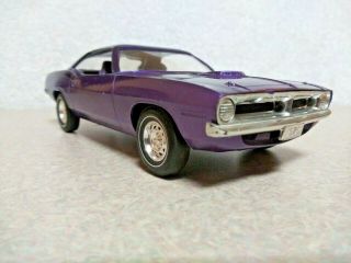 1970 Plymouth Hemi Barracuda In Violet Dealer Promo Car No Box Hard To Find. 7