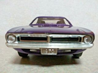 1970 Plymouth Hemi Barracuda In Violet Dealer Promo Car No Box Hard To Find. 8