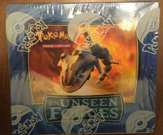 Ex Unseen Forces Booster Box - Pokemon Factory - Vintage From 2005
