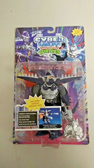 Wy0237 1994 Teenage Mutant Ninja Turtles Cyber Samurai Shredder Asst.  No.  3000