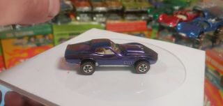 Hot Wheels Redline Purple Custom Corvette White Int Us Base