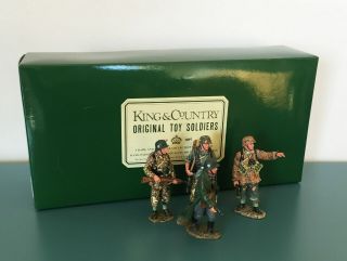King & Country Wwii German Ss Foot Patrol Ws050 Toy Soldiers