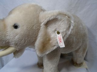 STEIFF African Elephant Stuffed Animal Plush 11 