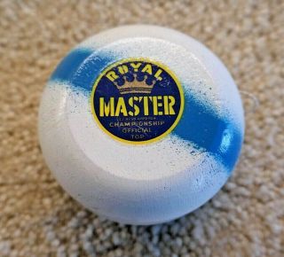 1950s Vintage Royal Master Championship Top White/blue Yoyo - Decal Seal