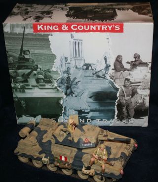 King & Country British 8th Army Crusader Iii Tank Open Box