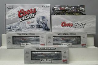 Mth 30 - 1433 - 1 Coors Silver Bullet Train Set With Proto - Sound 2.  0 Ln/box