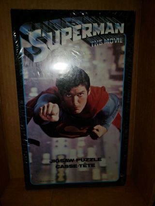1978 Superman the Movie 200 Piece Jigsaw Puzzle Factory Box APC DC Comics 5