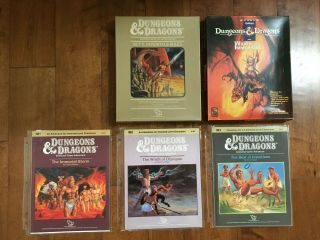 Dungeons & Dragons Immortals Set,  Wrath Of The Immortals,  Rules,  Im1 Im2 Im3 Tsr