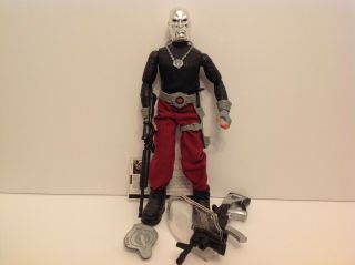 G.  I.  Joe Destro 12 " Figure 2004 Loose Nearly Complete With Accessories/file Card
